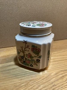 Vintage Sadler England Ginger Trinket Jar with Lid Floral Pattern - Picture 1 of 6