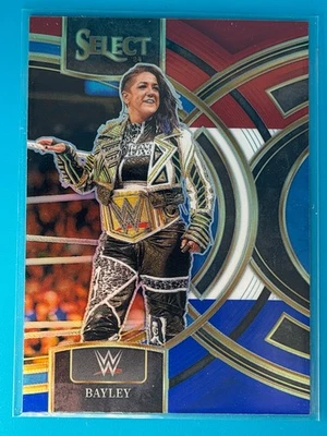 2024 Panini Select WWE - Premier Level Bayley #181 Red & Blue - Image 1 of 4