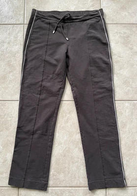 Pantalones deportivos/corredores HUGO BOSS ajustados con cordón interior marrón pierna recta para hombre S Foto 1 de 4