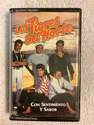 LOS TIGRES DEL NORTE CON SENTIMIENTO Y SABOR Cassette Foto 1 de 2