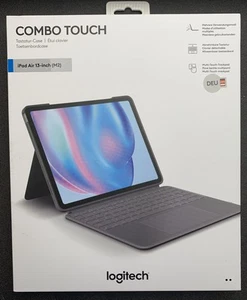 Logitech Combo Touch iPad Air 13“ M2 YU0087 Tastatur / Keyboard ohne Tasten - Bild 1 von 6