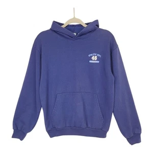 Athletic Works Boys Hooded Sweatshirt Hoodie Size XL 16 18 Blue Pullover Pocket - Picture 1 of 14