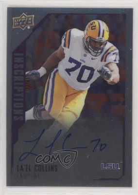 2015 Upper Deck Inscriptions La'el Collins #LC Rookie Auto RC - Image 1 of 2