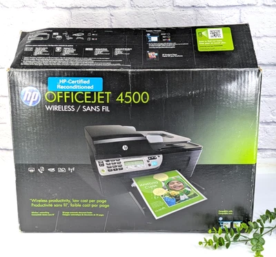 NIB NEVER TAKEN OUT!🚨HP OfficeJet 4500 All-In-One Inkjet Printer Black Wireless - Image 1 of 4