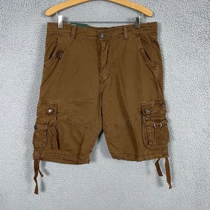 Pantalones Cortos Wenven Para Hombres 36 Marrón Óxido Carga Gorpcore Relajado Suelto Senderismo Ropa de Trabajo - Imagen 1 de 14