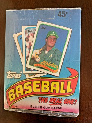 1989 TOPPS MLB BASEBALL 36CT PACKS FACTORY SEAL BOX - Image 1 of 4