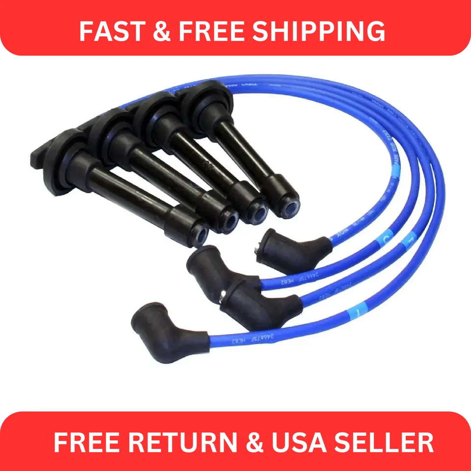 Distribuidor de encendido y juego de cables de bujías 8041 y bujías NGK V-Power 4 piezas Foto 1 de 4