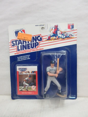 1988 Kenner Starting Lineup Baseball Figurine Don Mattingly MLB New York Yankees Cover