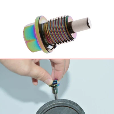 M14x1.5 Car Engine Magnetic Oil Drain Plug Screw Nut BoltS Sump Nut Universal - Image 1 of 4