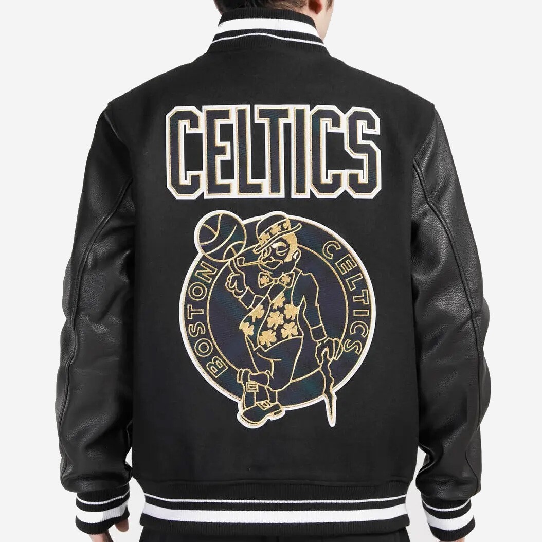 Mitchell & Ness ボストン・セルティックス スタジャン　NBA ミッチェルアンドネス ジャケット NBA ボストンセルティックス