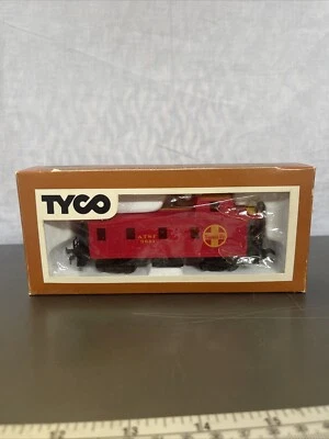RARE HO Tyco ATSF 999628 Santa Fe CE-6 Red Caboose w/ Box FREE SHIPPING A18 - Image 1 of 4