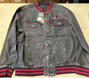 New Arizona Cardinals High Quality Heavy Button Jacket Coat NFL - Picture 1 of 3