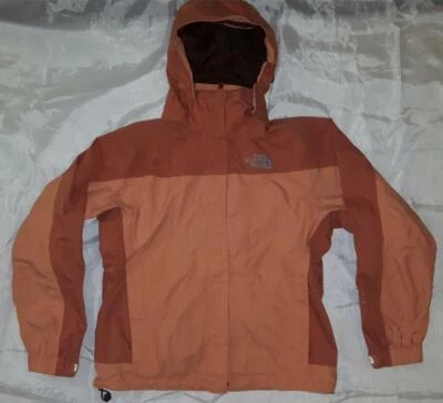 Women’s Orange The North Face HyVent Rain Jacket Outer Shell - Size Small Petite - Image 1 of 4
