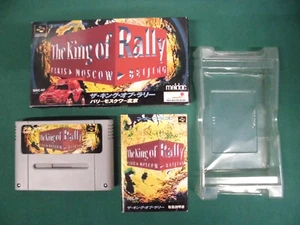 SNES -- THE KING OF RALLY -- Boxed. Super famicom. Japan game. 13068 - Picture 1 of 13