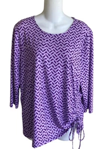 Christopher & Banks lila lavendel Stretch Top 3/4 Ärmel neu mit Etikett Petite Damen PL - Bild 1 von 3