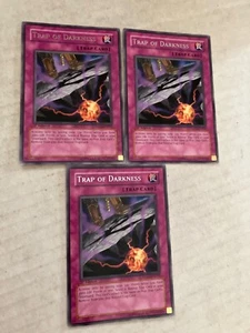 3 trap of darkness 1st edition rare trap card yu-gi-oh gaming cards Cscan - Picture 1 of 1