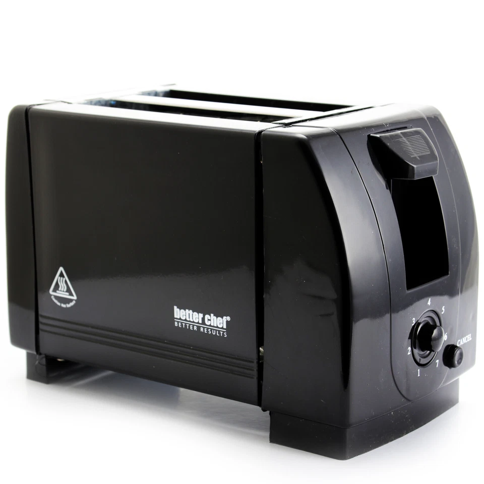 Better Chef 2-Slice Black Toaster - Image 1 of 1