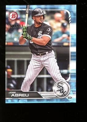 2019 Bowman #55 Jose Abreu Chicago White Sox /499 - Image 1 of 2