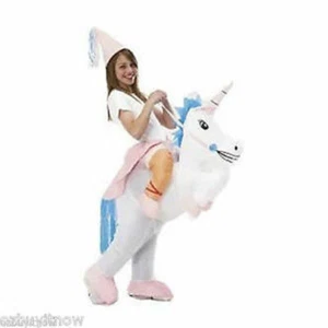 UNICORN Fancy Dress Inflatable Suit - Fan Operated Costume - Picture 1 of 2