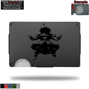 Cartera de metal Broly Dragon Z súper láser grabada en una - Imagen 1 de 10