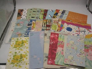 Lotto varietà vintage carta da imballaggio regalo 28 modelli 1 libbra, 12 oz. of Wrap - Foto 1 di 10