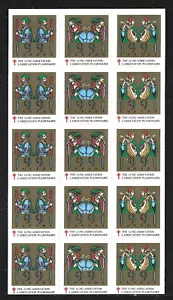 CANADA STAMPS LABELS LOT OF 15 (MINT) FROM 1991 - Picture 1 of 1