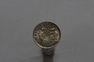 🧭 🇦🇺 AUSTRALIA 3 PENCE 1910 SILVER HIGH GRADE B66 #K1512 - Picture 1 of 3