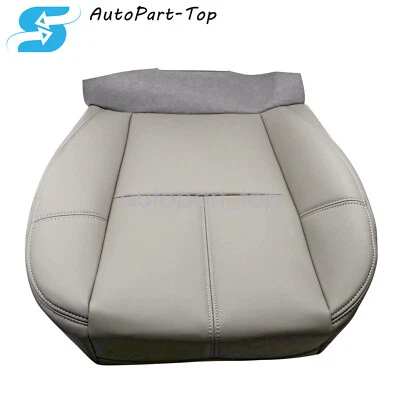 Capa de assento de couro cinza para motorista GMC Sierra 1500 2500 3500 2007-2013 - Imagem 1 de 4