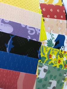 ANIMAL KINGDOM Printed Paper (21pc)6"x6" Jungle•Forest•Arctic•Sea •Wildlife•Pets - Picture 1 of 12