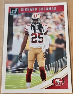 2018 Donruss Football Base Richard Sherman #258  - San Francisco 49ers NFL - Image 1 of 2