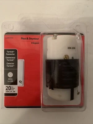 Legrand NEMA L6-20R 20-Amp-Volt 3-Wire Turnlok Grounding Connector L620CCCV3 - Image 1 of 4