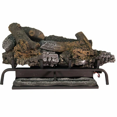 Comfort Glow Vent Free Gas Log Insert, 6 Pcs 24" Dual Fuel, Adjustable T-Stat - Image 1 of 4