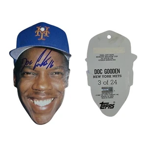 1990 Dwight “Doc” Gooden Autographed Topps Heads Up Steiner CX - Picture 1 of 1