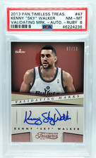 /10 Kenny Walker AUTO POP 1 PSA 8 SKY 2013-14 Timeless Treasures Autograph #47