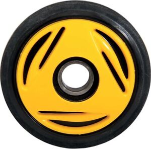 Parts Unlimited Colored Idler Wheel-135mm No Insert-Yellow for 2004-2005