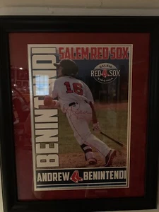 Framed andrew benintendi autographed Picture With COA - Picture 1 of 3