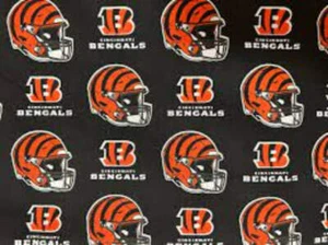 Handmade Placemat Or Table Runner Bengals - Picture 1 of 5