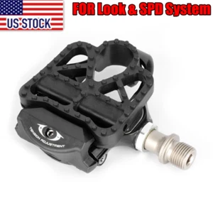 Promend USA Road Bike Clipless Pedals Platform Adapter for Shimano SPD KEO Look - Picture 1 of 11