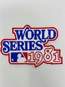 1981 Los Angeles Dodgers MLB World Series Championship Iron on Patch - 4.5"x3.5" - Picture 1 of 1