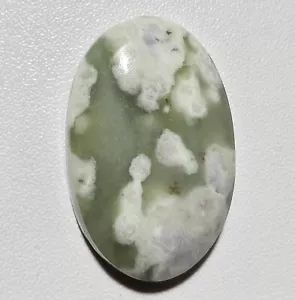 30.65 Cts Natural Peace Jade Cabochon Gemstone 29.3x18.8x6.1 MM - Picture 1 of 3