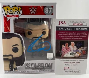 Funko Pop firmado por Drew McIntyre de la WWE! Autógrafo de vinilo WrestleMania certificado de autenticidad JSA - Imagen 1 de 6