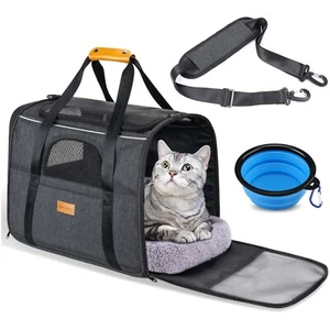 Faltbare Transportbox für Katzen und Welpen - Leicht, Atmungsaktiv und Praktisch - Bild 1 von 2