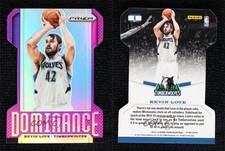 2013-14 Panini Prizm Dominance Purple Prizms Die-Cut /49 Kevin Love #6