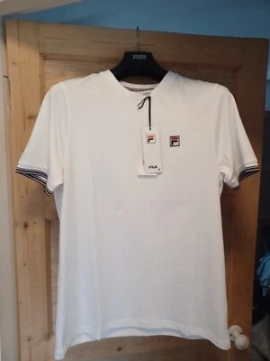 Fila Men's Caleb Crew T-Shirt, White BNWT  - Image 1 of 4