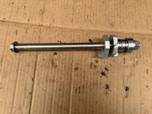 BENELLI BN125 BN 125 2023 480 MILES REAR AXLE WITH ADJUSTERS SPACERS NUT - Picture 1 of 3
