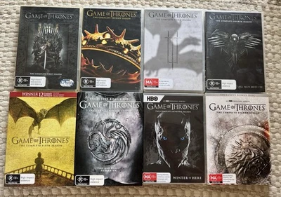 Game Of Thrones - The Complete Series - DVD Season’s 1/2/3/4/5/6/7/8 - REGION 4 - image 1 of 4