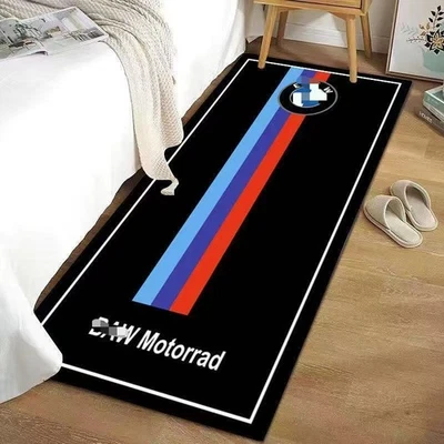 Showroom Garage Factory Floor Mat For BMW Motorcycle Workshop Carpet 86*31" - Image 1 of 4