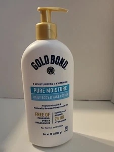 Loción hidratante pura Gold Bond, 14 oz, loción corporal y facial diaria ultraligera - Imagen 1 de 3