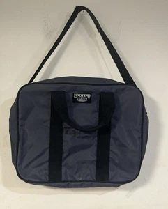 Bolsa de viaje Lands’ End Lighthouse de colección equipaje gris nailon asa de lona - Imagen 1 de 6