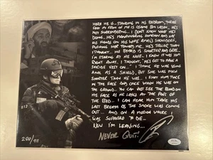 Robert O'Neill signiert 288/911 "Osama Bin Laden Killing" 11x14 Story Foto PSA - Bild 1 von 4